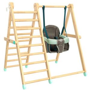 TP Toys Balancoire en bois pour enfants avec echelle d?escalade ? Active Tots TP