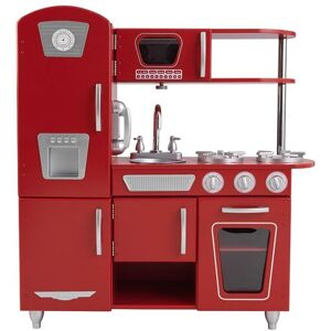 Kidkraft Cuisine en Bois pour Enfants Vintage Rouge 90 cm - Publicité