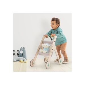 MamaToyz Poussette pour poupee en bois brut ? 56 x 33 x 53 cm