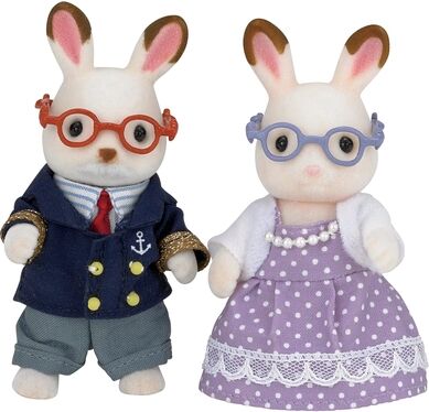 Sylvanian Families® Figurine grands parents lapin chocolat 5190