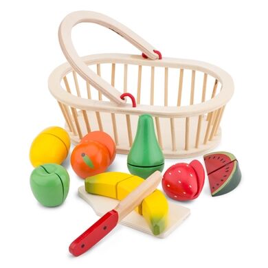 New Classic Toys® New Classic Toys Corbeille fruits à découper enfant bois