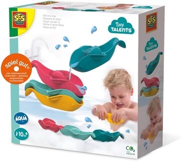 SES Creative® Jouet de bain poissons en banc