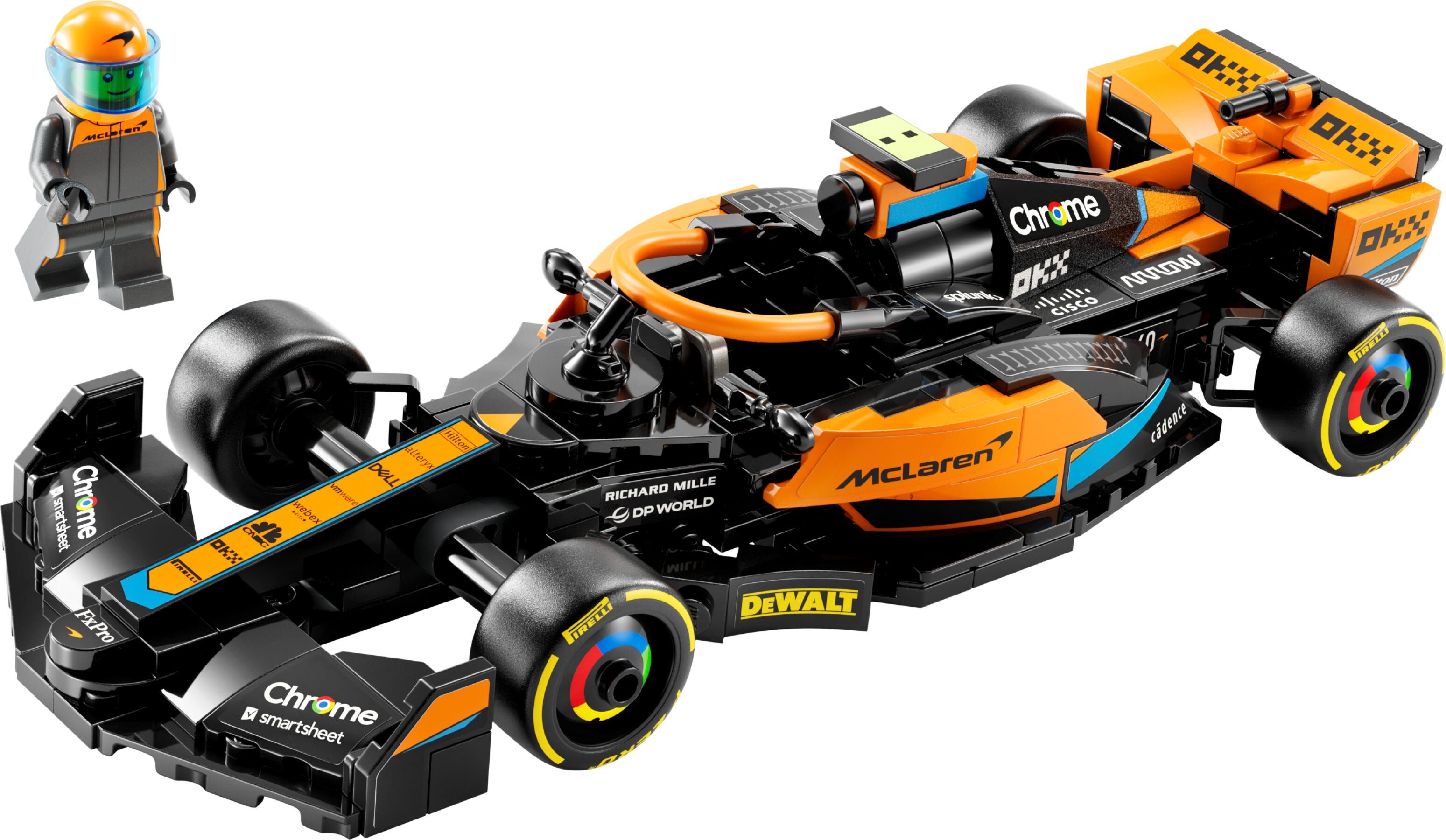 Lego La voiture de course de Formule 1 McLaren 2023