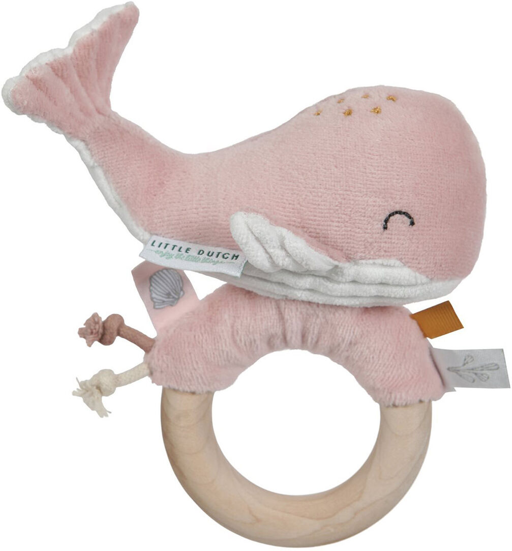 Little Dutch Κουδουνίστρα Little Dutch Φαλαινάκι Ocean Pink LD4812