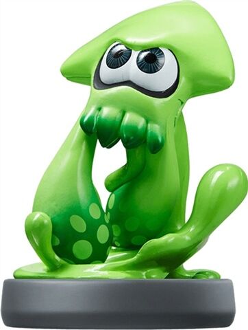 Refurbished: Nintendo Amiibo Splatoon Squid (Green) Figure