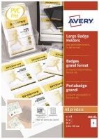 Avery 4834XL A6 badge holder with lanyard set 105 x 148 mm (52 pack)