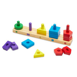 Melissa & Doug Melissa & Doug Giocattolo Educativo in Legno con 15 Pezzi