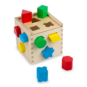 Melissa & Doug Cubo Incastri con Forme Geometriche, legno, Giochi bambini 2  anni Montessori, Regalo Giocattoli 3 - 4 anni - Confronta i prezzi con  Kelkoo - (Gennaio 2024)