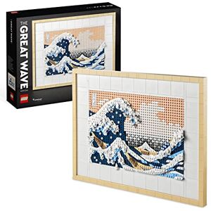 Lego Art Hokusai La Grande Onda, Set Fai Da Te, Hobby Creativi per Adulti, Idee Regali Donna, Uomo, Lei, Lui, Festa della Mamma, Decorazioni Casa, Quadri Soggiorno Giapponesi