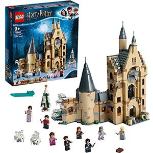 Lego Harry Potter La Torre dell'Orologio di Hogwarts, Castello Giocattolo Compatibile con il Set La Sala Grande e il set Il Platano Picchiatore,