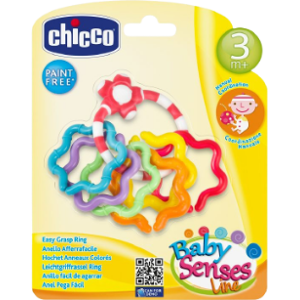 Chicco Gioco Trillino Anelli Afferrafacile - Stimola le capacità di coordinazione manuale del tuo bambino