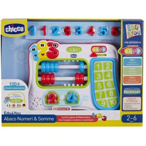 Chicco Gioco Abaco Numeri e Somme - Giocattolo Matematico Evolutivo e Parlante