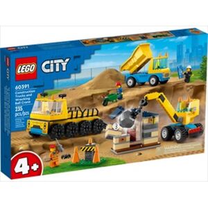 Lego City Camion Da Cantiere E Gru 60391-multicolore