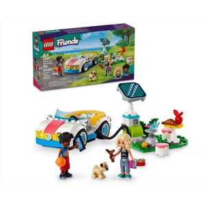 Lego Friends Auto Elettrica E Caricabatterie 42609, Multicolore
