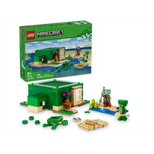 Lego Minecraft Beach House Della Tartaruga 21254-multicolore