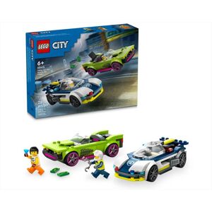 Lego City Inseguimento Della Macchina Da Corsa 60415-multicolore