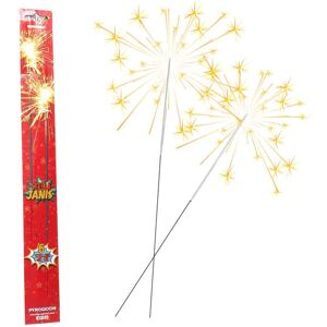 Pyrogiochi 6 Stelline Scintillanti Capodanno Janis 40 Cm