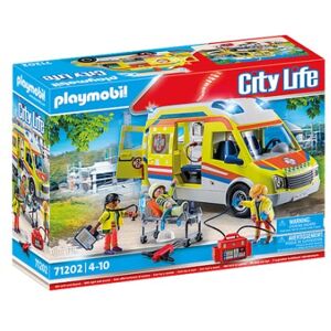 Playmobil City Life Rettungswagen mit Licht & Sound (71202)