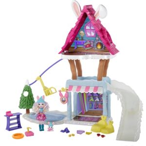 Mattel Enchantimals Hoppin' Ski Chalet with Bevy Bunny casa per le bambole (GJX50)