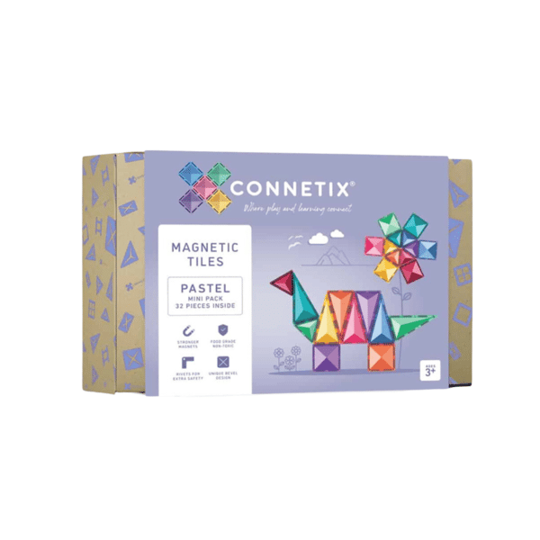 connetix tessere magnetiche pastello 32 pezzi