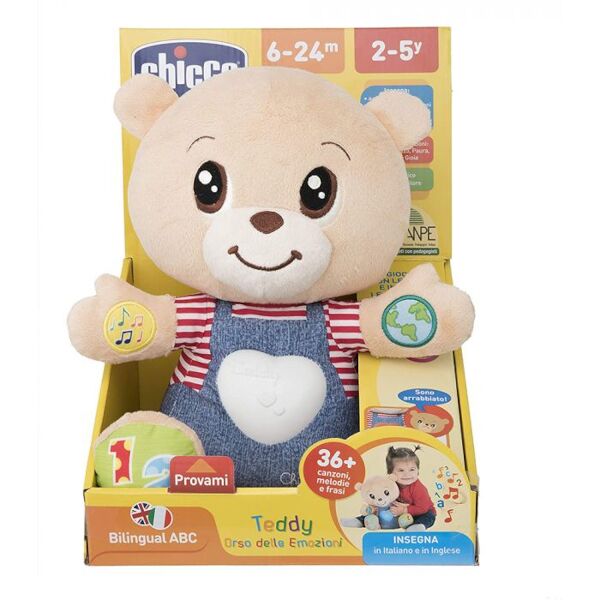 chicco gioco abc teddy orso emozioni