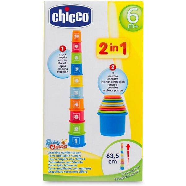 chicco gioco numeri impilabili 6m+