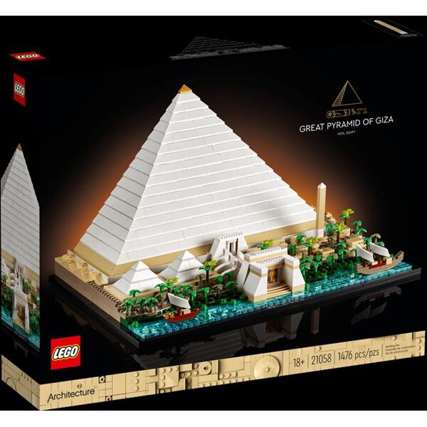 lego architecture la grande piramide di gia 21058