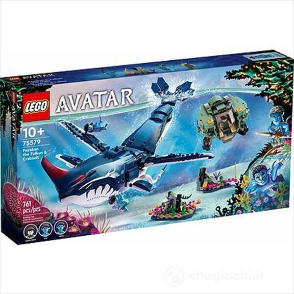 lego avatar tulkun payakan e crabsuit 75579-multicolore