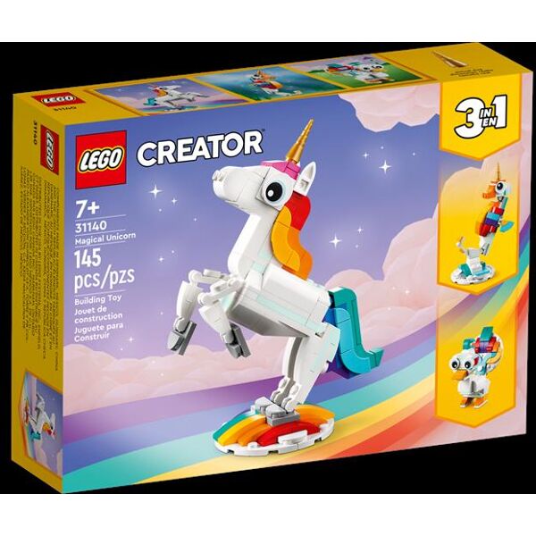 lego creator 3in1 unicorno magico 31140