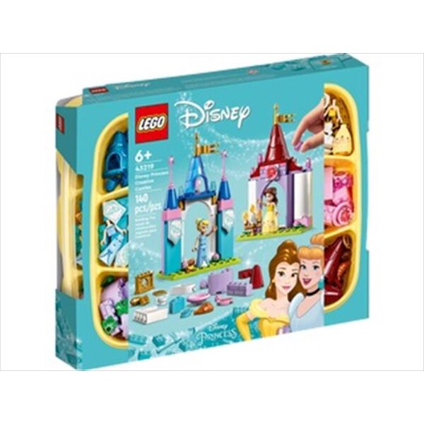 lego disney castelli creativi disney princess 43219-multicolore