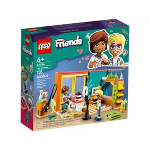 lego friends la cameretta di leo 41754-multicolore