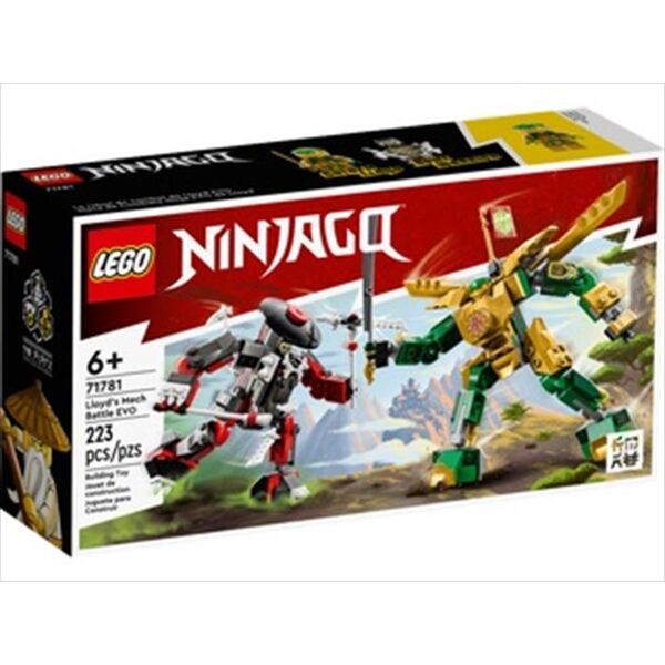 lego ninjago mech da battaglia di lloyd evolution-71781-multicolore