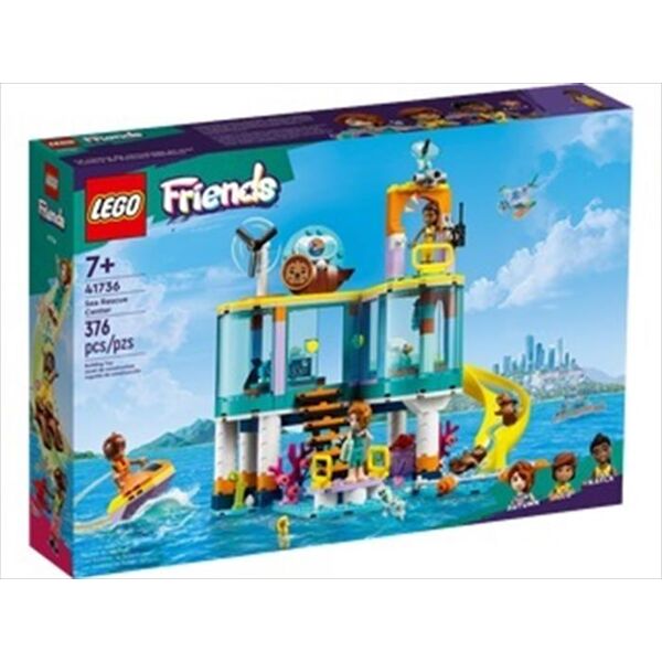 lego friends centro di soccorso marino 41736-multicolore