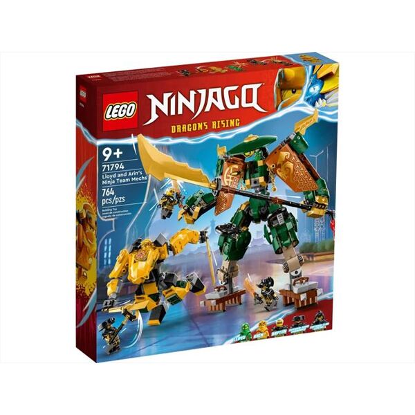 lego ninjago team mech ninja di lloyd e arin 71794