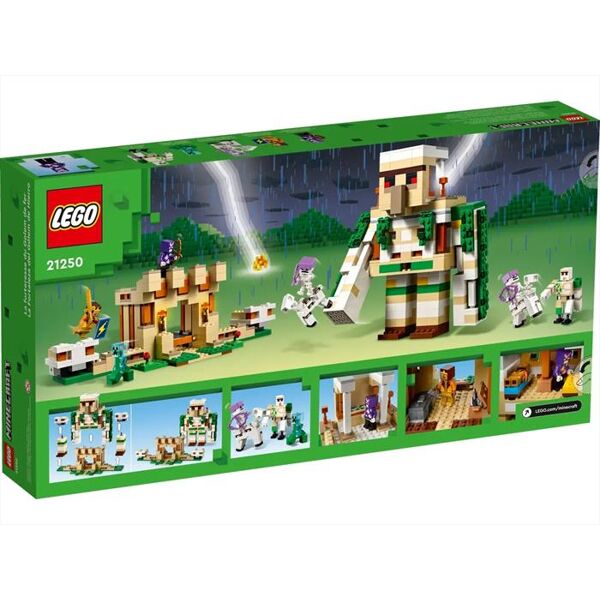 lego minecraft la fortezza del golem di ferro 21250