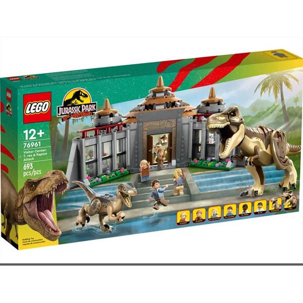 lego jurassic world centro visitatori 76961-multicolore