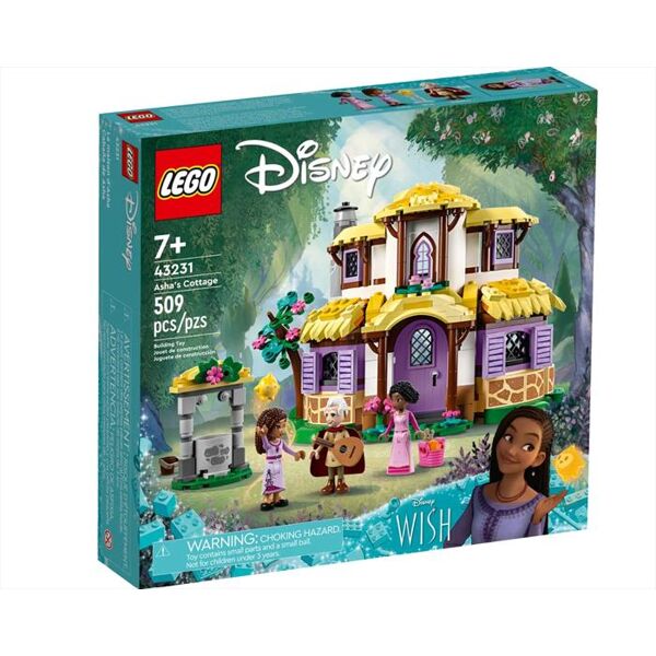 lego disney il cottage di asha 43231-multicolore