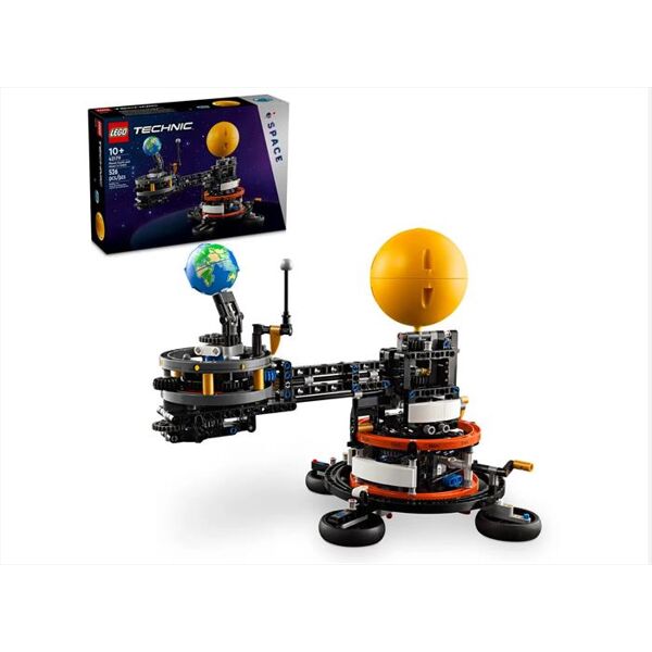 lego technic pianeta terra e luna in orbita 42179-multicolore