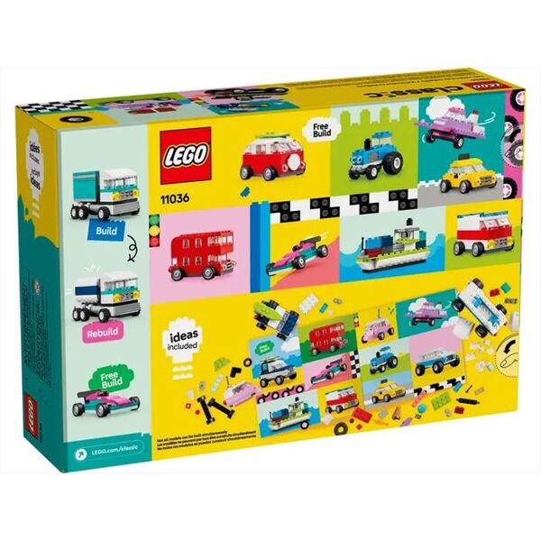 lego classic veicoli creativi 11036-multicolore