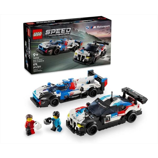 lego speed auto da corsa bmw m4gt3/bmw mhybrid v8-76922-multicolore