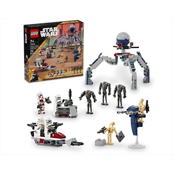 lego star wars battle pack clone trooper 75372-multicolore