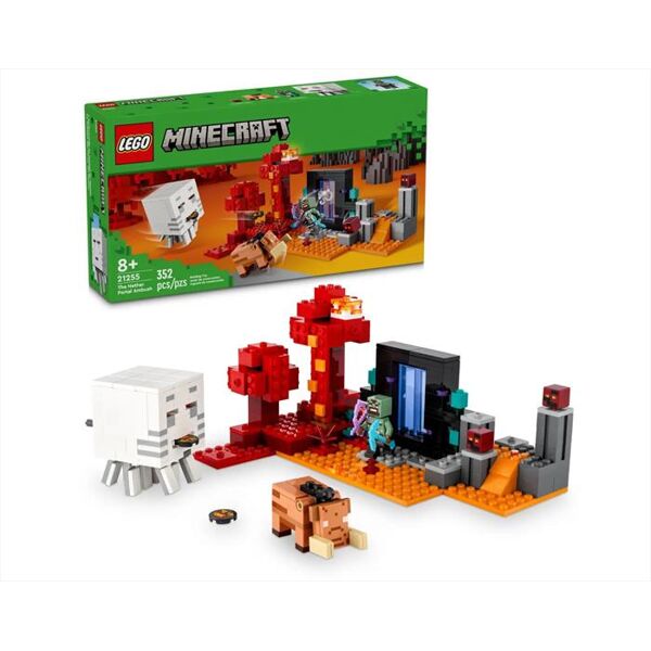 lego minecraft agguato nel portale del nether 21255-multicolore