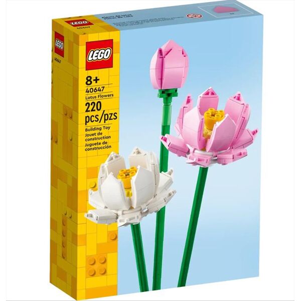 lego fiori di loto 40647-multicolore