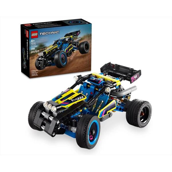 lego technic buggy da corsa 42164-multicolore