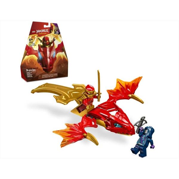 lego ninjago attacco del rising dragon di kai 71801-multicolore