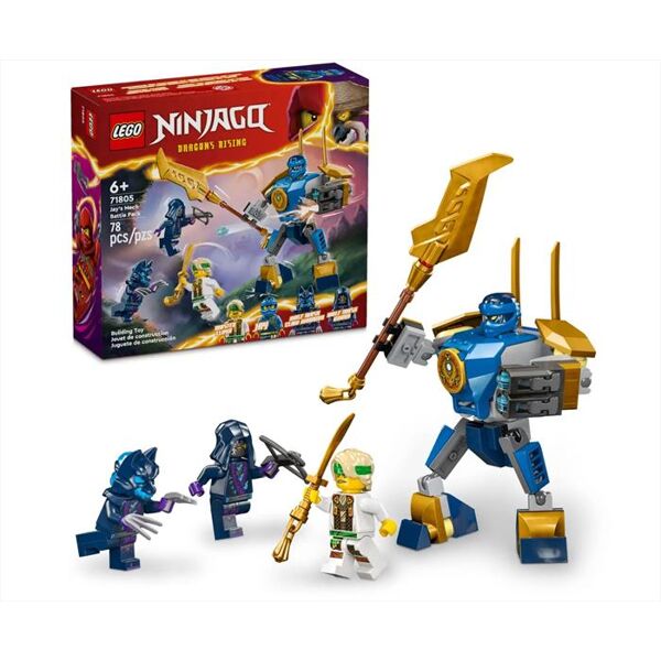 lego ninjago pack mech da battaglia di jay 71805-multicolore