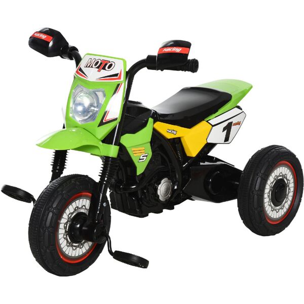 dechome 095gnek370 triciclo moto a pedali cavalcabile per bambini da 18+ mesi colore verde - 095gnek370