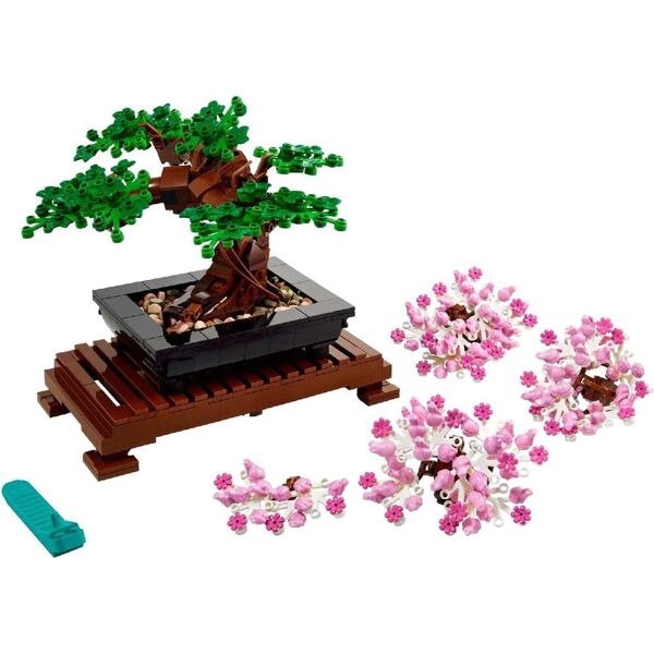 lego 10281 icons - albero bonsai con foglie di ciliego intercambiabili kit modellismo costruzioni per adulti 18+ anni - 10281