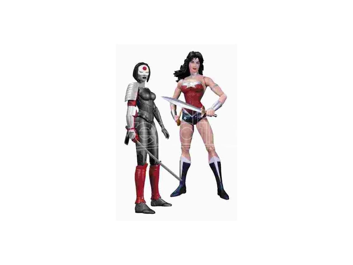 DC DIRECT Dc New 52 Wonder Woman Vs Katana Af 2-Pk Action Figure