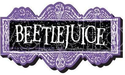 AQUARIUS ENT Beetlejuice Logo Magnet Magneti